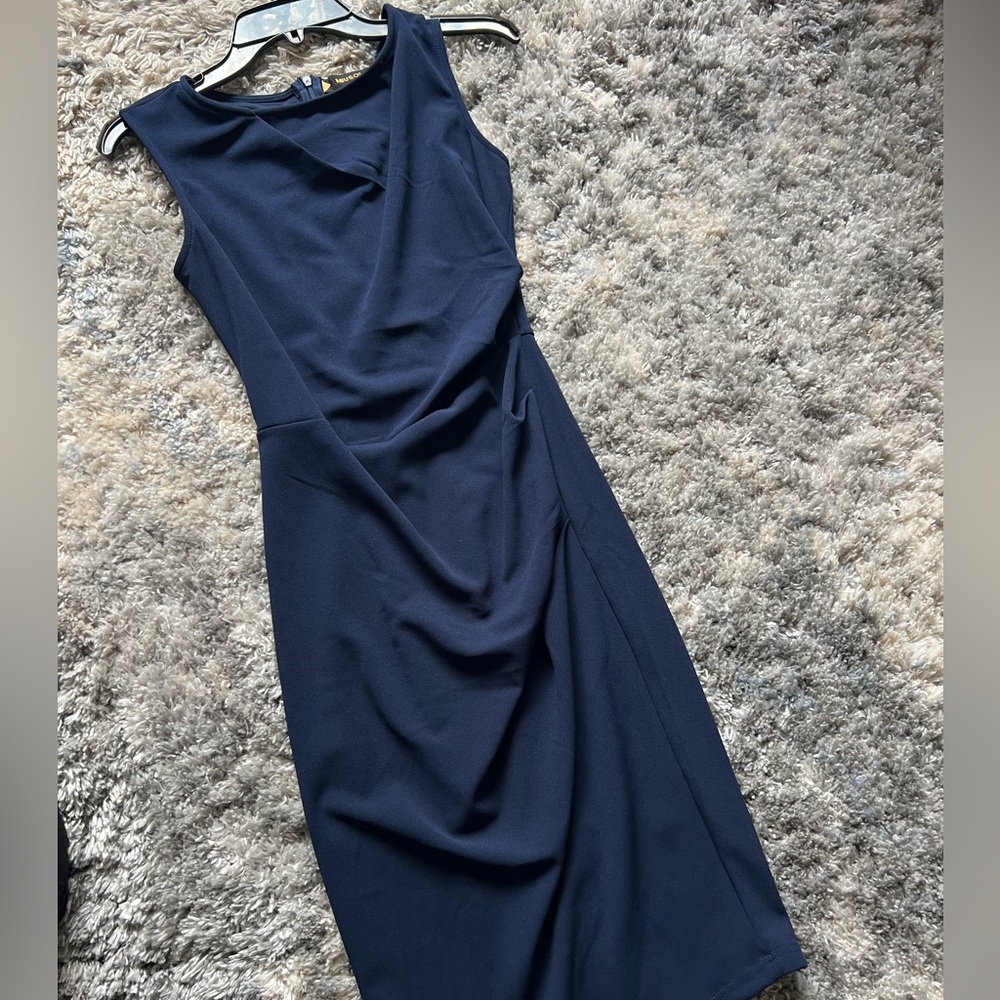 Blue Sheath Dress